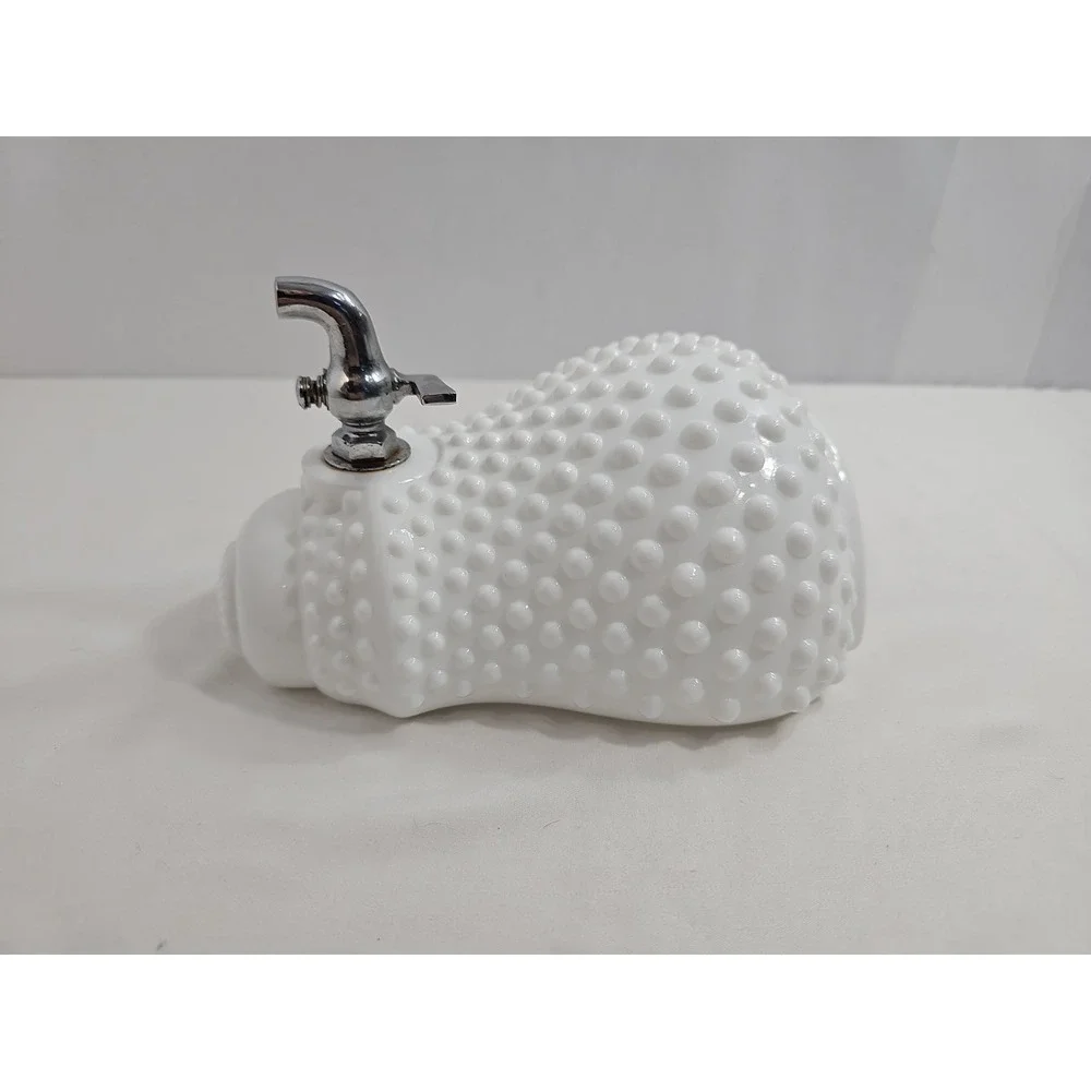 Fenton Lavabo Milk Glass Hobnail Water Fountain Wall Planter Fountain Only READ